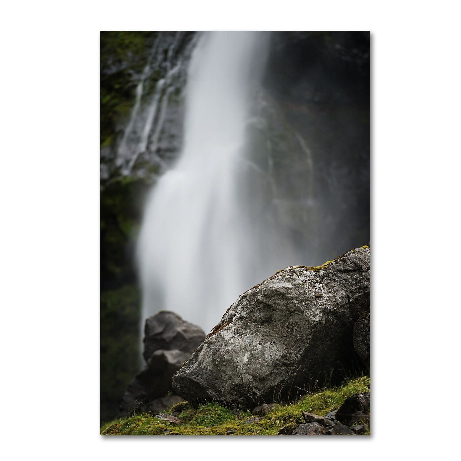 Trademark Fine Art 'Meditative Falls' Canvas Art by Philippe Sainte-Laudy
