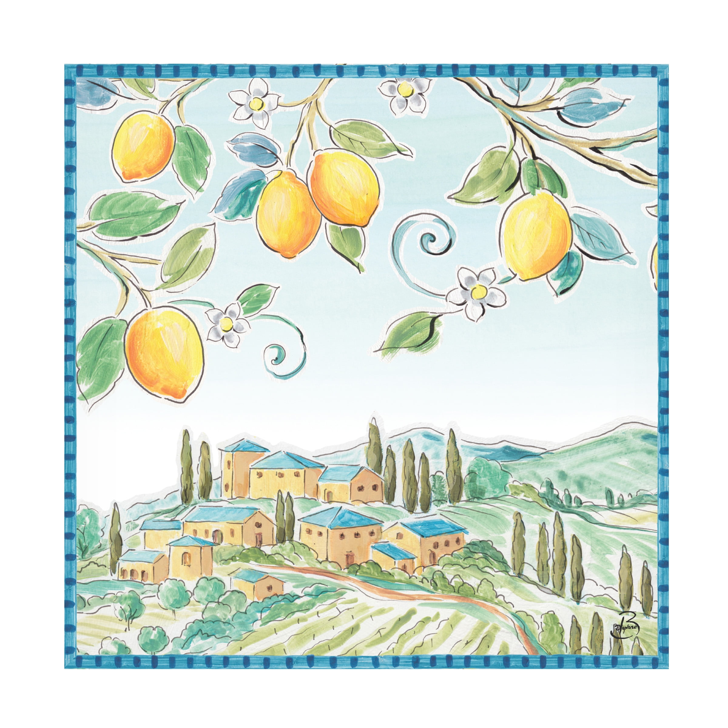 Trademark Fine Art 'Mediterranean Breeze IX' Canvas Art by Daphne Brissonnet