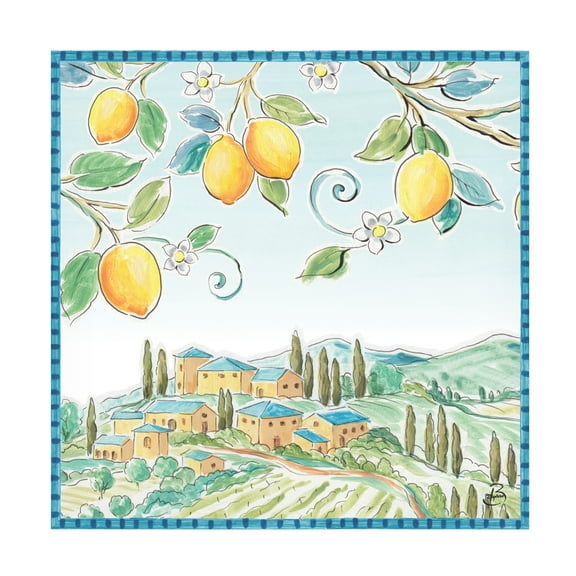 Trademark Fine Art 'Mediterranean Breeze IX' Canvas Art by Daphne Brissonnet