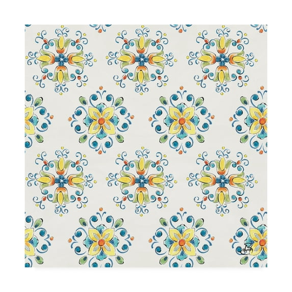 Trademark Fine Art 'Mediterranean Breeze Step 02A' Canvas Art by Daphne Brissonnet