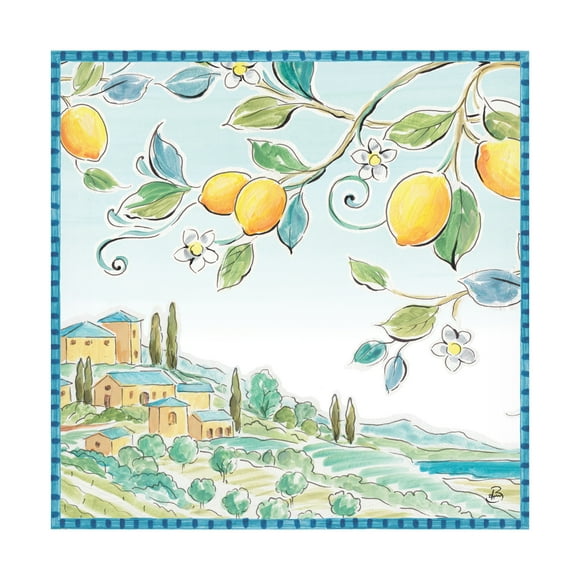 Trademark Fine Art 'Mediterranean Breeze X' Canvas Art by Daphne Brissonnet