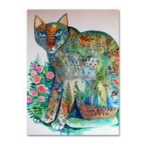 Trademark Fine Art 'Mediterranean Sea' Canvas Art by Oxana Ziaka