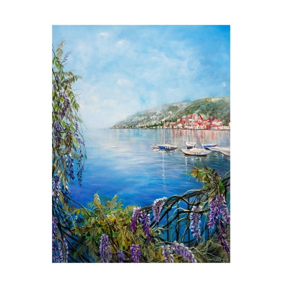 Trademark Fine Art 'Mediterranean Town IV' Canvas Art by Li Bo