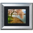 thumbnail image 1 of Trademark Fine Art "Meet Me At Our Bench" Canvas Art by Lois Bryan Black Matte, Silver Frame, 1 of 3