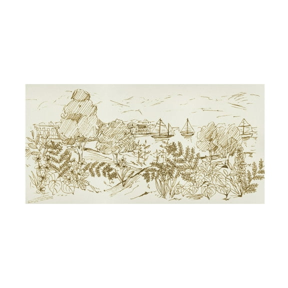 Trademark Fine Art Melissa Wang Autumn Landing I Canvas Wall Art