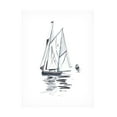 thumbnail image 1 of Trademark Fine Art Melissa Wang Blue Boat II Canvas Wall Art, 1 of 4