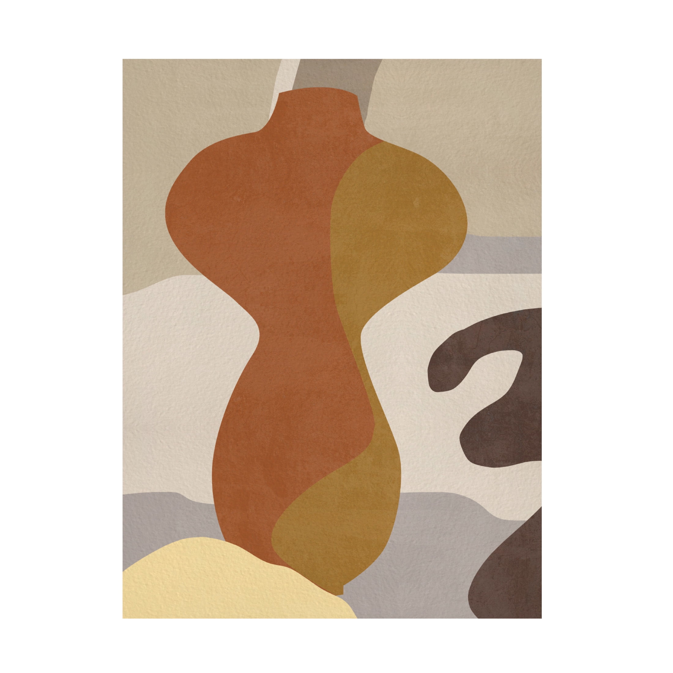 Trademark Fine Art Melissa Wang  Cubist Vase IV Canvas Wall Art