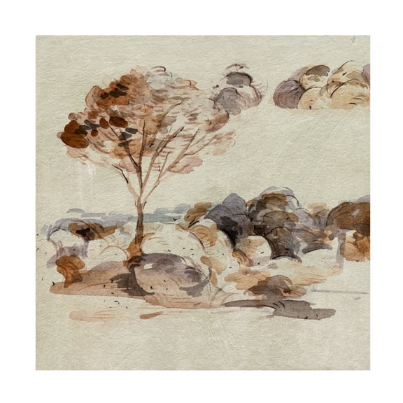 Trademark Fine Art Melissa Wang Fall Approaching II Canvas Wall Art