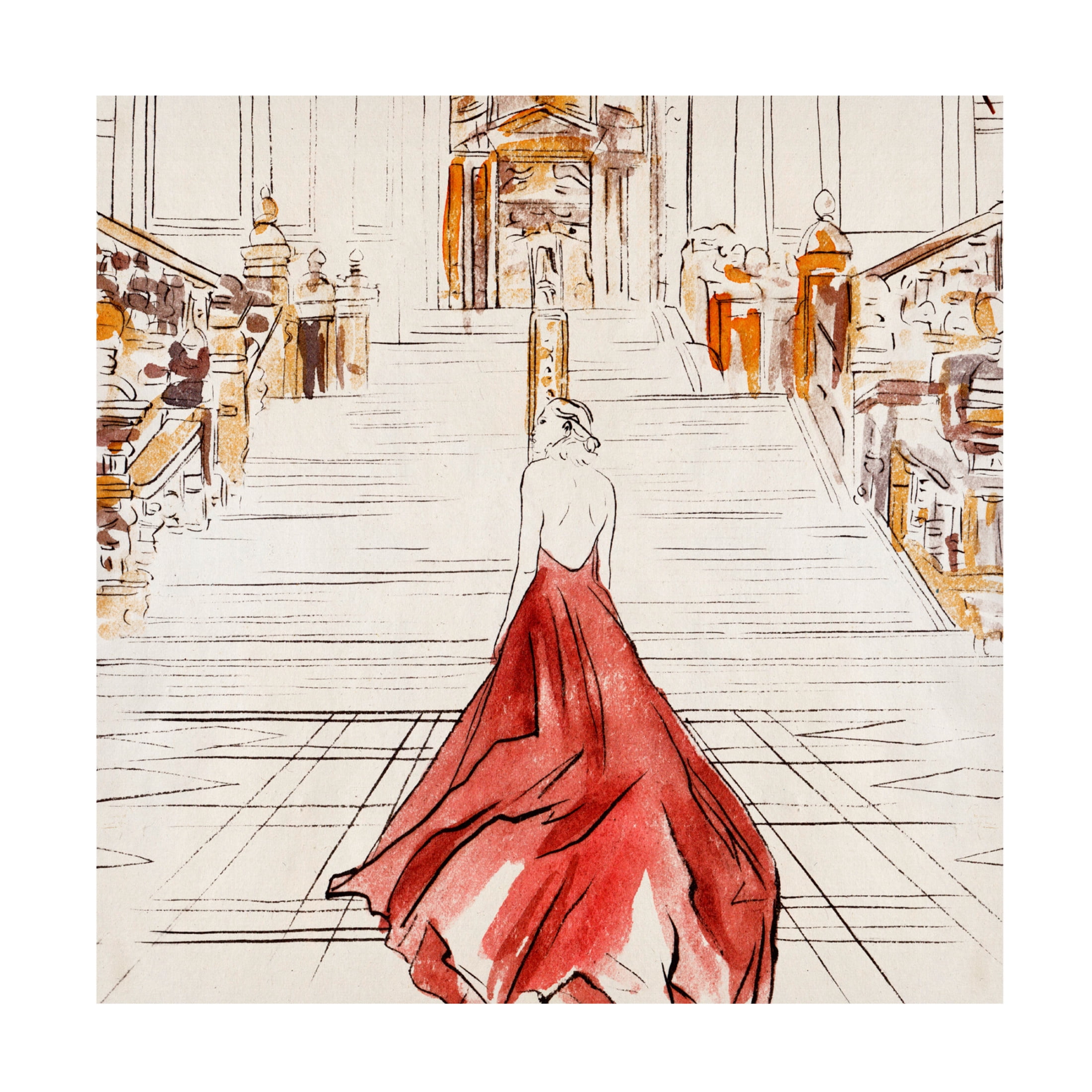 Trademark Fine Art Melissa Wang  Feeling Grand I Canvas Wall Art