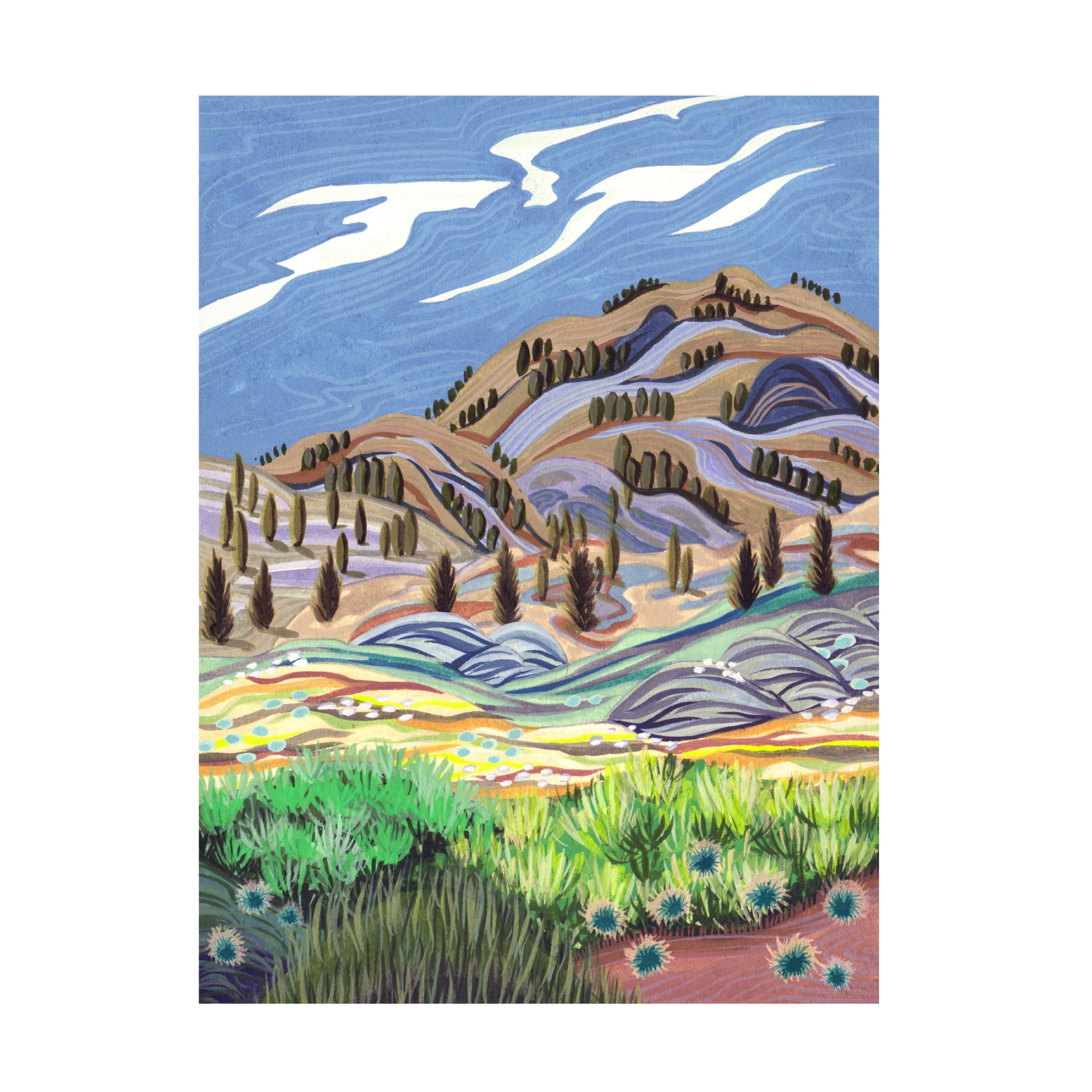 Trademark Fine Art Melissa Wang  Galaxy Roads I Canvas Wall Art