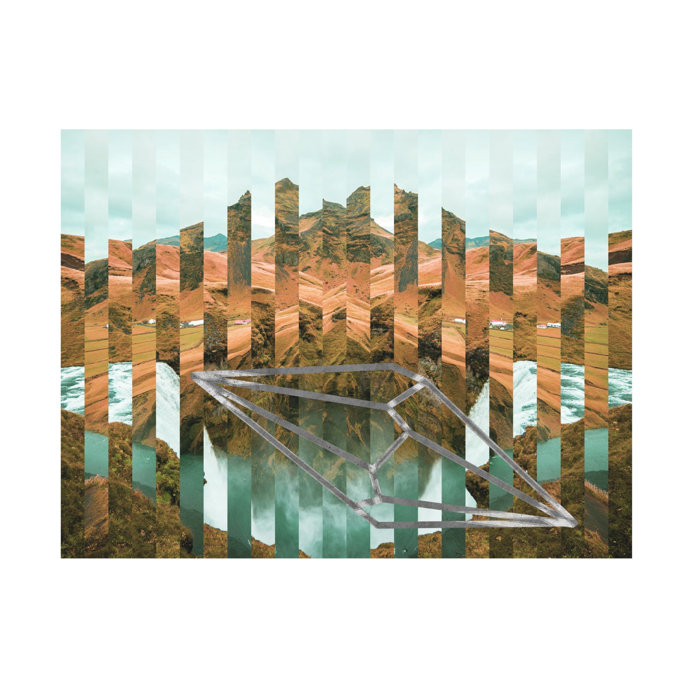 Trademark Fine Art Melissa Wang  On the Reverse Side I Canvas Wall Art
