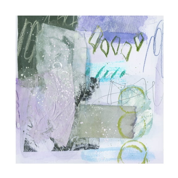 Trademark Fine Art Melissa Wang  Snow Petal II Canvas Wall Art