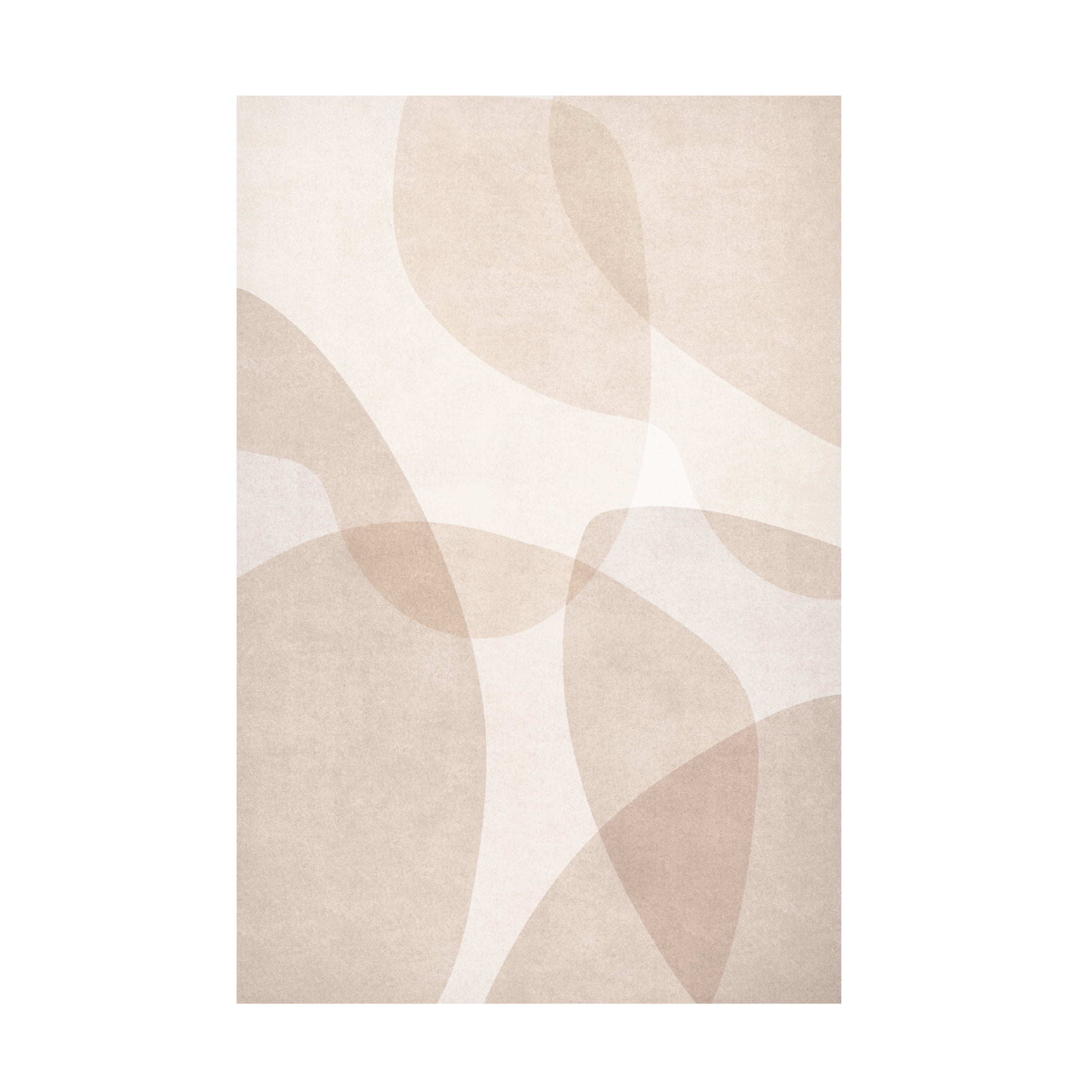 Trademark Fine Art Melloi Art Prints Abstract Beige Geometric Art Canvas Wall Art