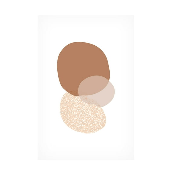 Trademark Fine Art Melloi Art Prints Abstract Circle Painting Canvas Wall Art