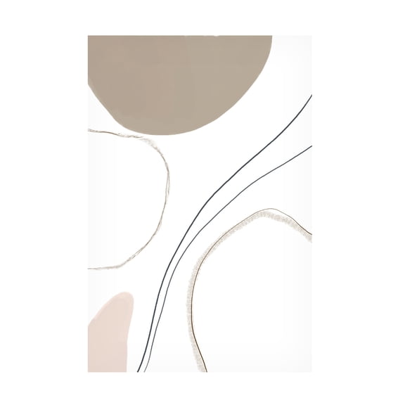 Trademark Fine Art Melloi Art Prints Abstract Line Art Canvas Wall Art