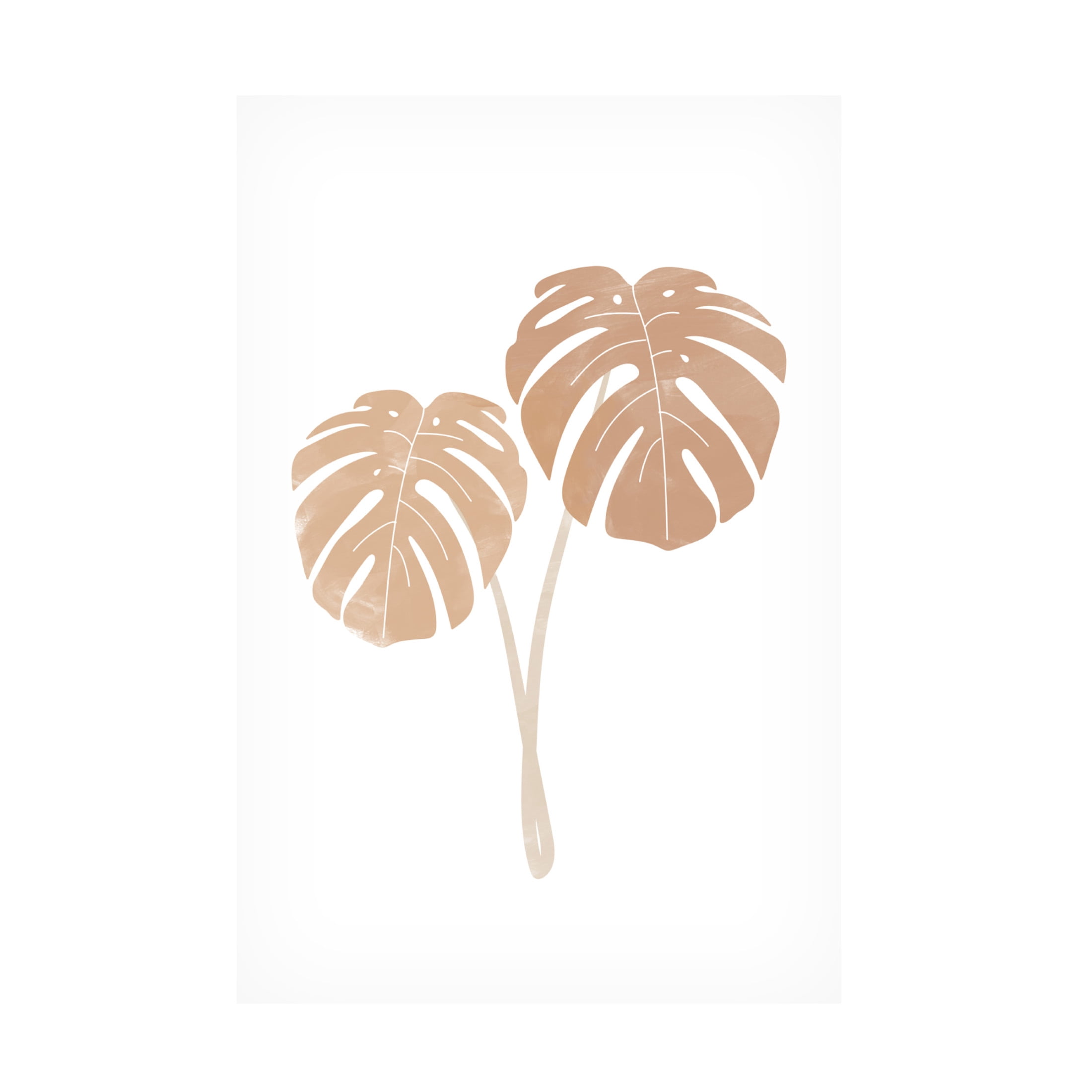 Trademark Fine Art Melloi Art Prints Monstera Plants Canvas Wall Art
