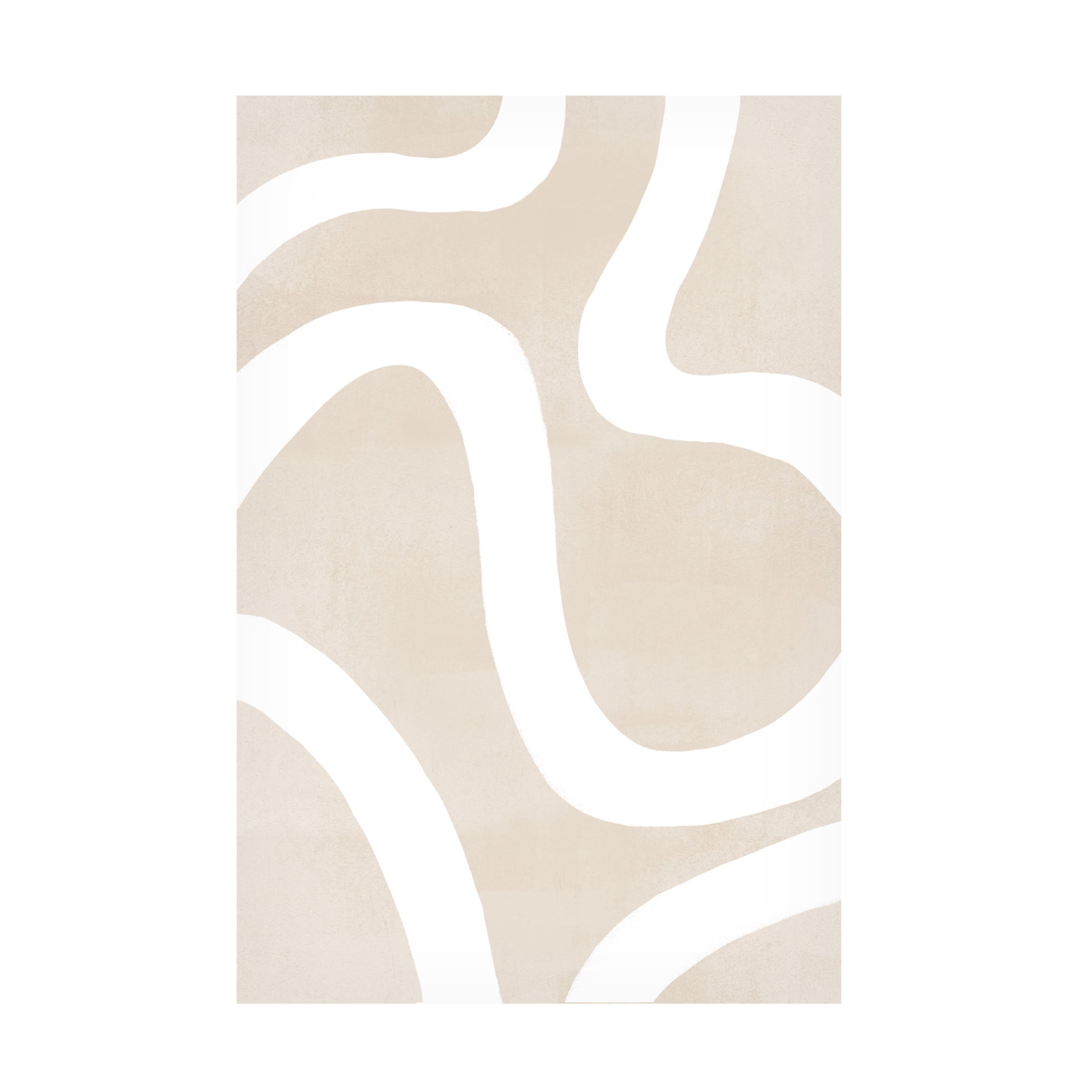 Trademark Fine Art Melloi Art Prints Squiggly Abstract Art Canvas Wall Art
