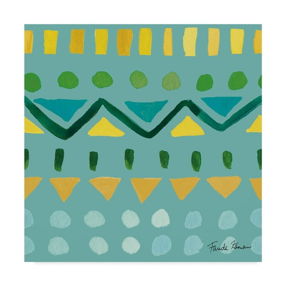 Trademark Fine Art 'Mellow Yellow Step 03B' Canvas Art by Farida Zaman