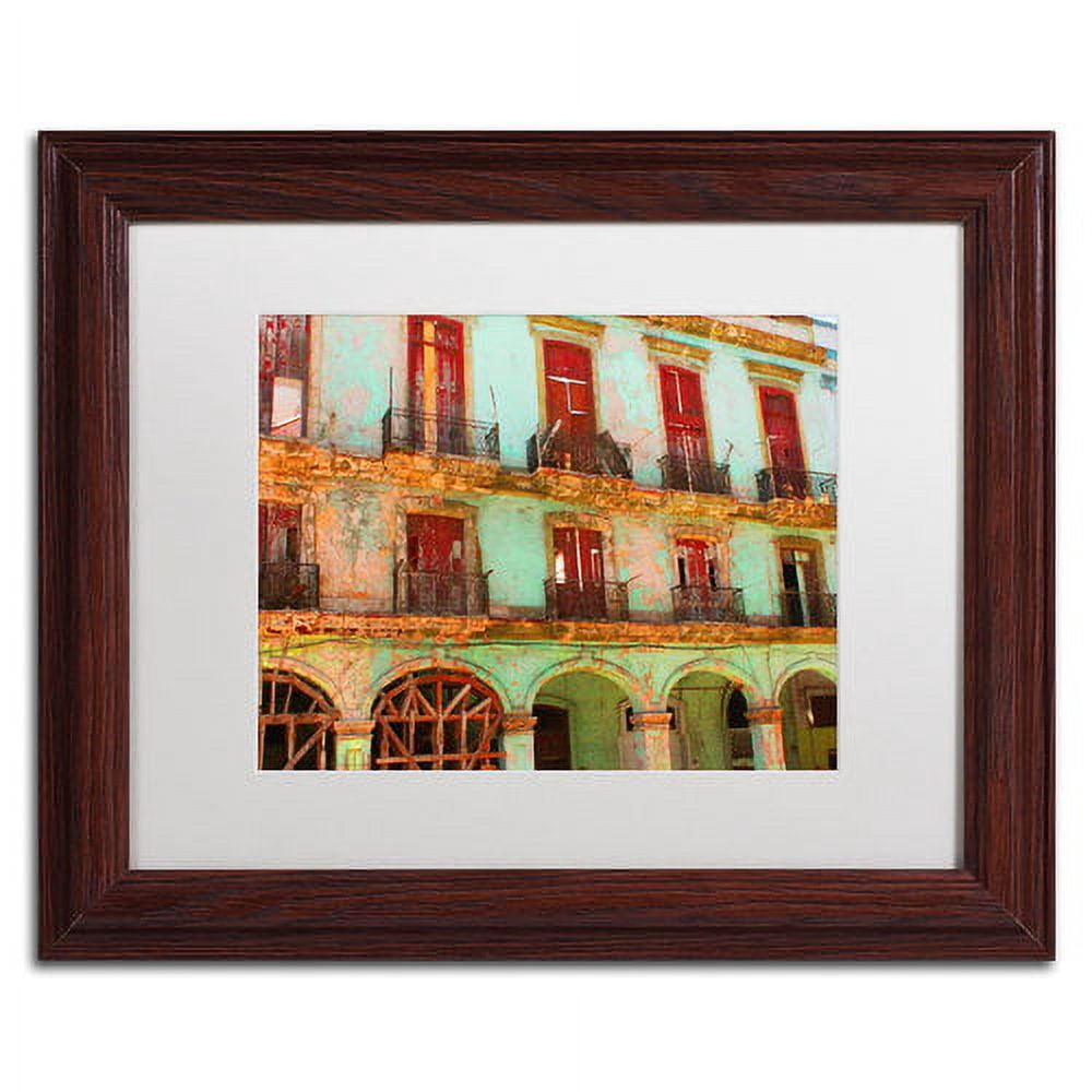 Trademark Fine Art 'Memories Havana' Canvas Art by Masters Fine Art, White Matte, Wood Frame