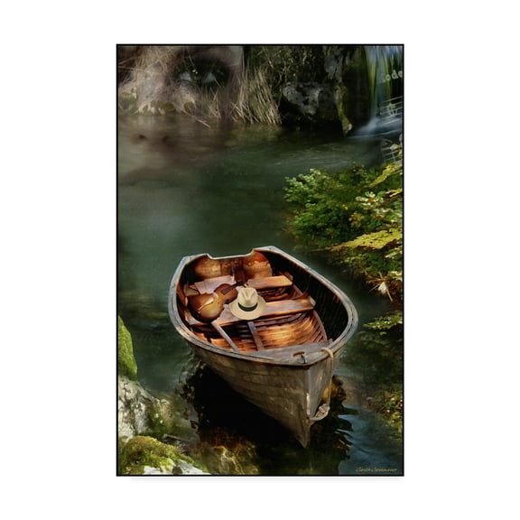 Trademark Fine Art 'Memories Of The Old Lake' Canvas Art by Carlos Casamayor