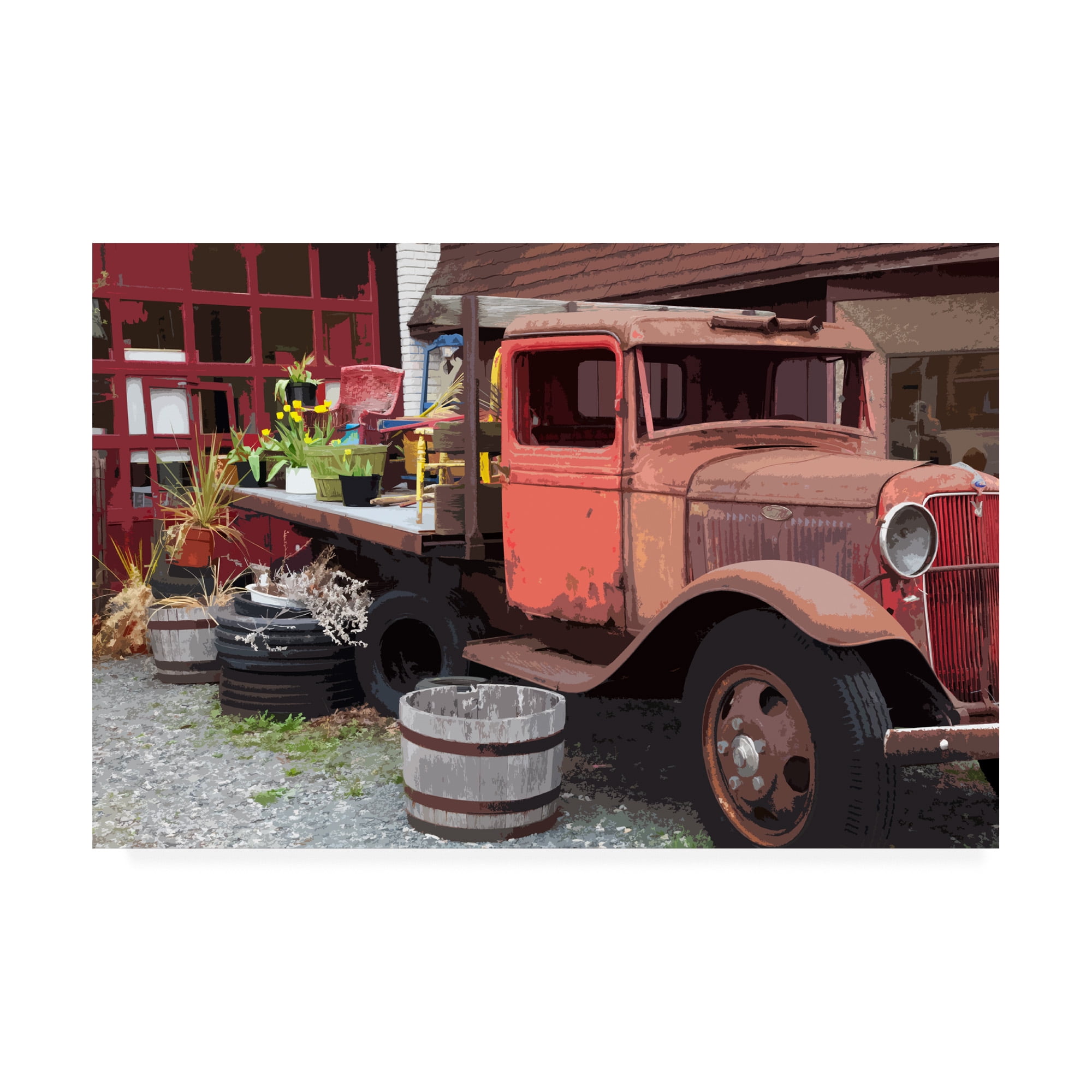 Trademark Fine Art 'Memories Truck' Canvas Art by Monte Nagler