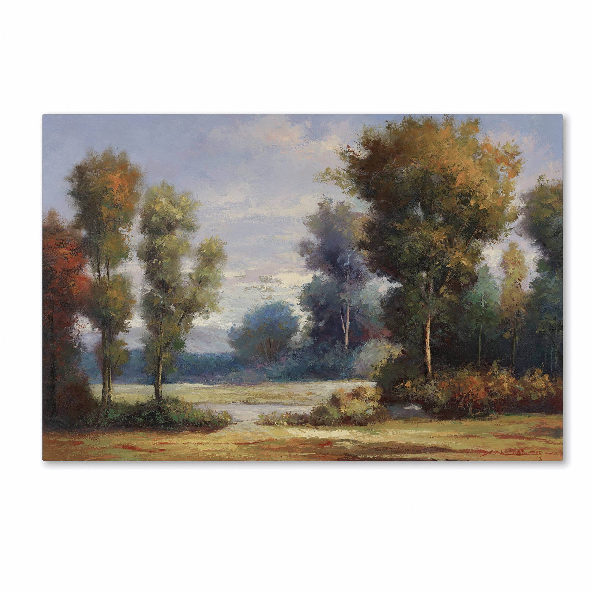 Trademark Fine Art "Memory Lane" Canvas Art by Daniel Moises