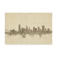 thumbnail image 1 of Trademark Fine Art 'Memphis Tennessee Music Skyline' Canvas Art by Michael Tompsett, 1 of 4