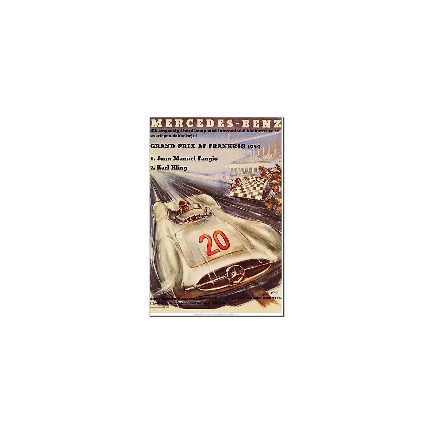 Trademark Fine Art "Mercedes Benz" Canvas Art by H. Liskars
