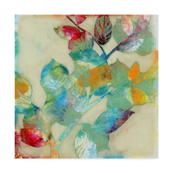 Trademark Fine Art 'Merging Leaves II' Canvas Art by Jennifer Goldberger