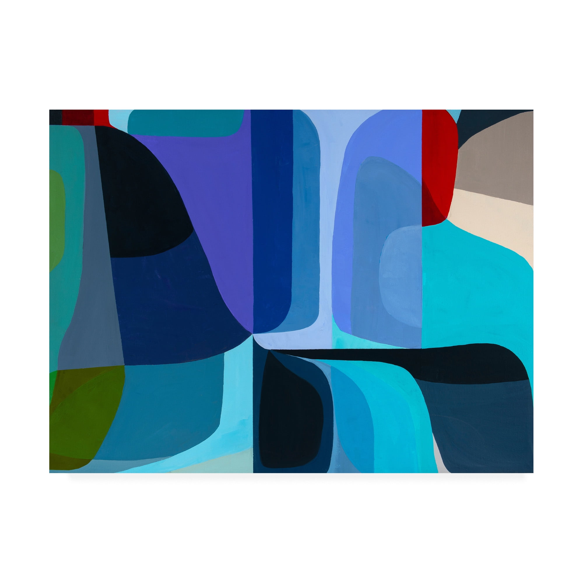 Trademark Fine Art 'Merging Waters' Canvas Art by Marion Gries