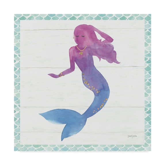 Trademark Fine Art 'Mermaid Friends III' Canvas Art by Jenaya Jackson