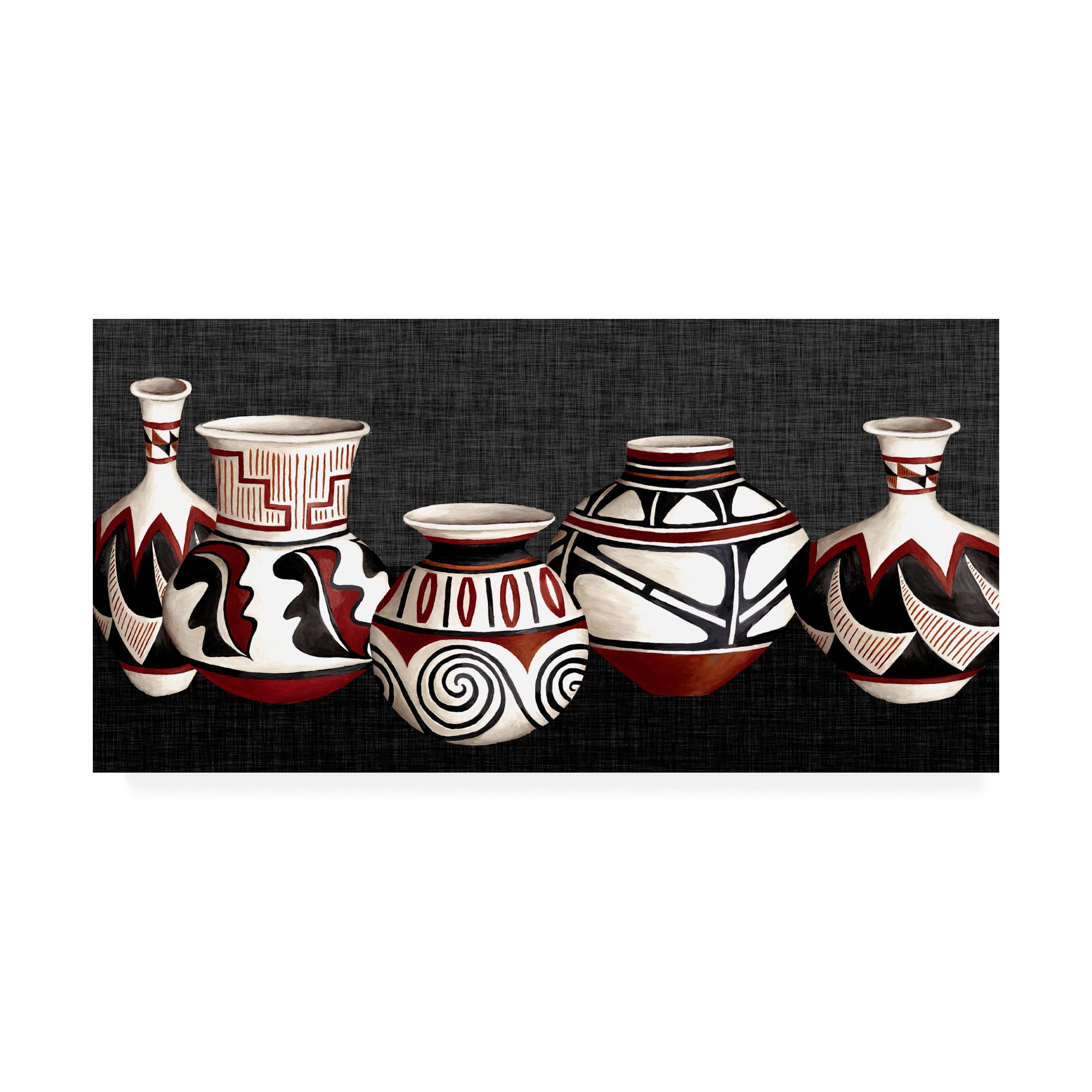Trademark Fine Art 'Mexican Pottery' Canvas Art by Studio W