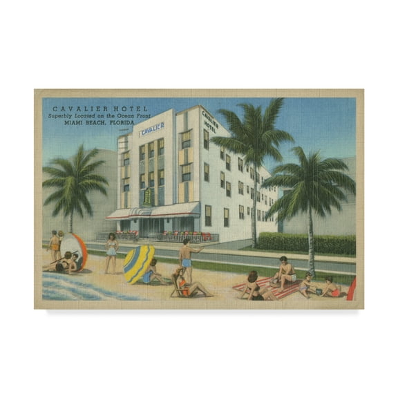 Trademark Fine Art 'Miami Beach II' Canvas Art by Unknown