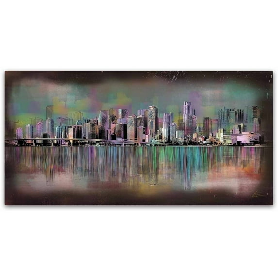 Trademark Fine Art 'Miami' Canvas Art by Ellicia Amando