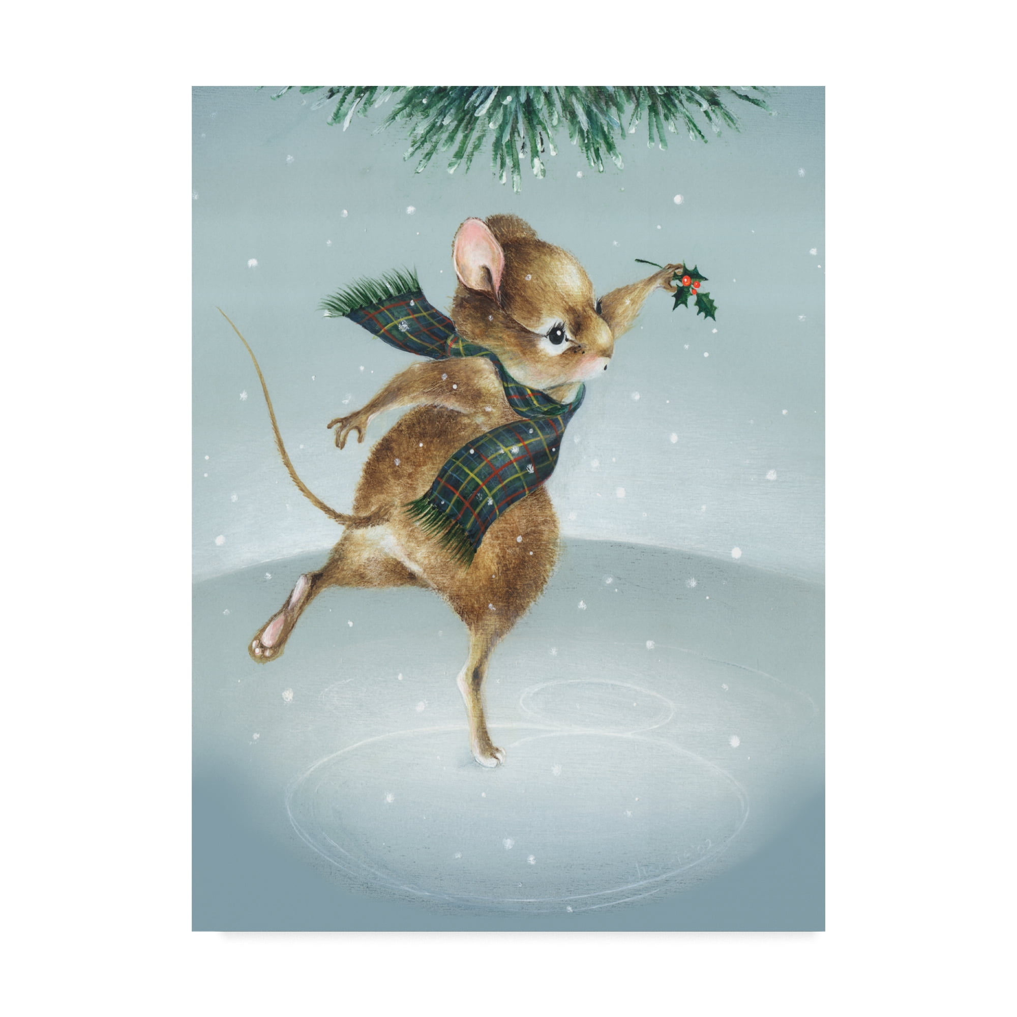 Trademark Fine Art 'Mice Capades' Canvas Art by Peggy Harris