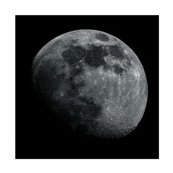Trademark Fine Art Michael Kalika The Moon Canvas Wall Art