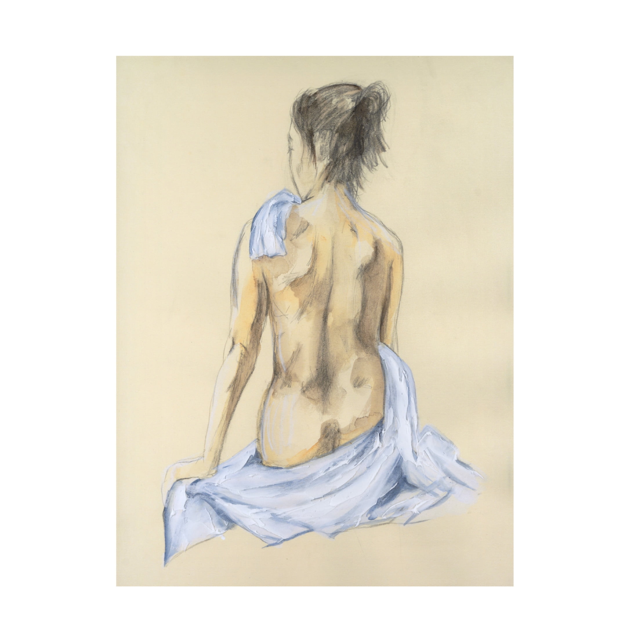 Trademark Fine Art Michael Willett  Draped Figures I Canvas Wall Art