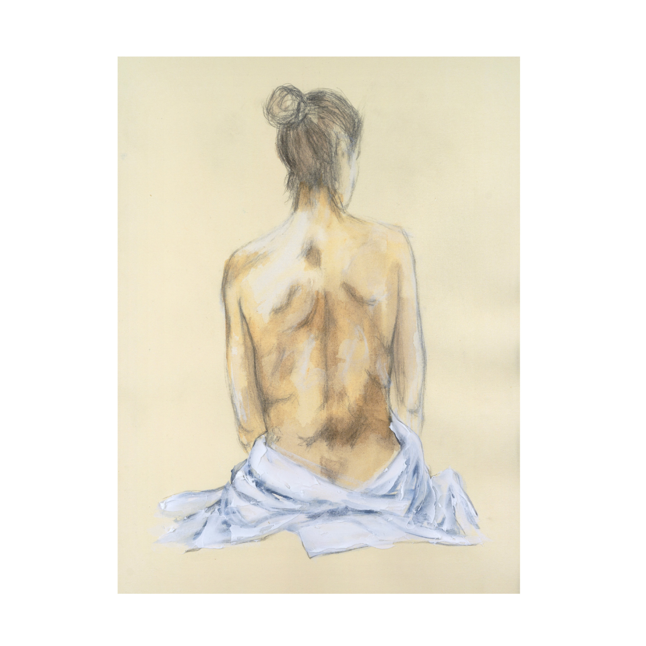 Trademark Fine Art Michael Willett  Draped Figures II Canvas Wall Art