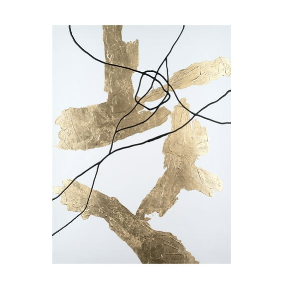 Trademark Fine Art Michael Willett Gold Vein I Canvas Wall Art