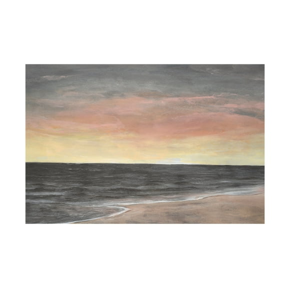 Trademark Fine Art Michael Willett Sunset Beach I Canvas Wall Art