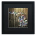 thumbnail image 1 of Trademark Fine Art 'Michigan Counties License Plate' Canvas Art by Design Turnpike, Black Matte, Black Frame, 1 of 6