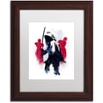 thumbnail image 1 of Trademark Fine Art 'Michonne' Canvas Art by Robert Farkas, White Matte, Wood Frame, 1 of 4
