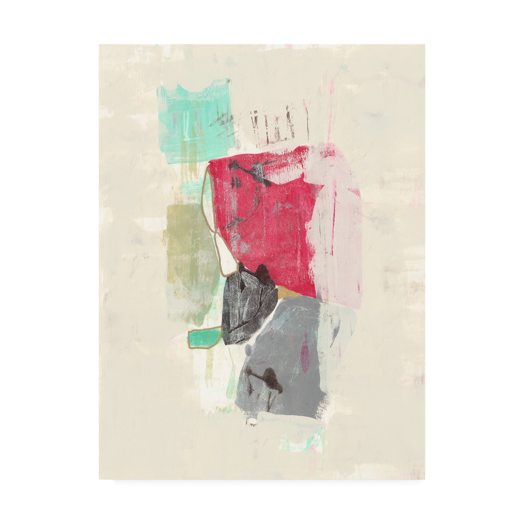 Trademark Fine Art 'Mid Century Riff I' Canvas Art by Jennifer Goldberger