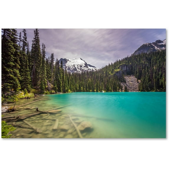 Trademark Fine Art 'Middle Joffre Lake' Canvas Art by Pierre Leclerc