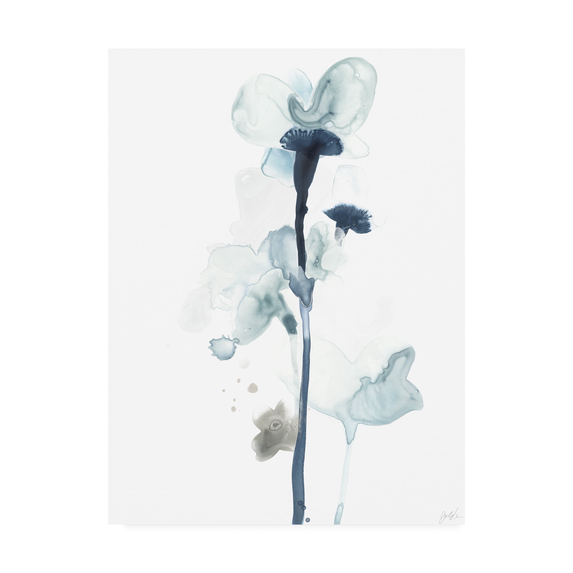 Trademark Fine Art 'Midnight Blossoms I' Canvas Art by June Erica Vess