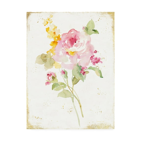 Trademark Fine Art 'Midsummer I Gold' Canvas Art by Danhui Nai