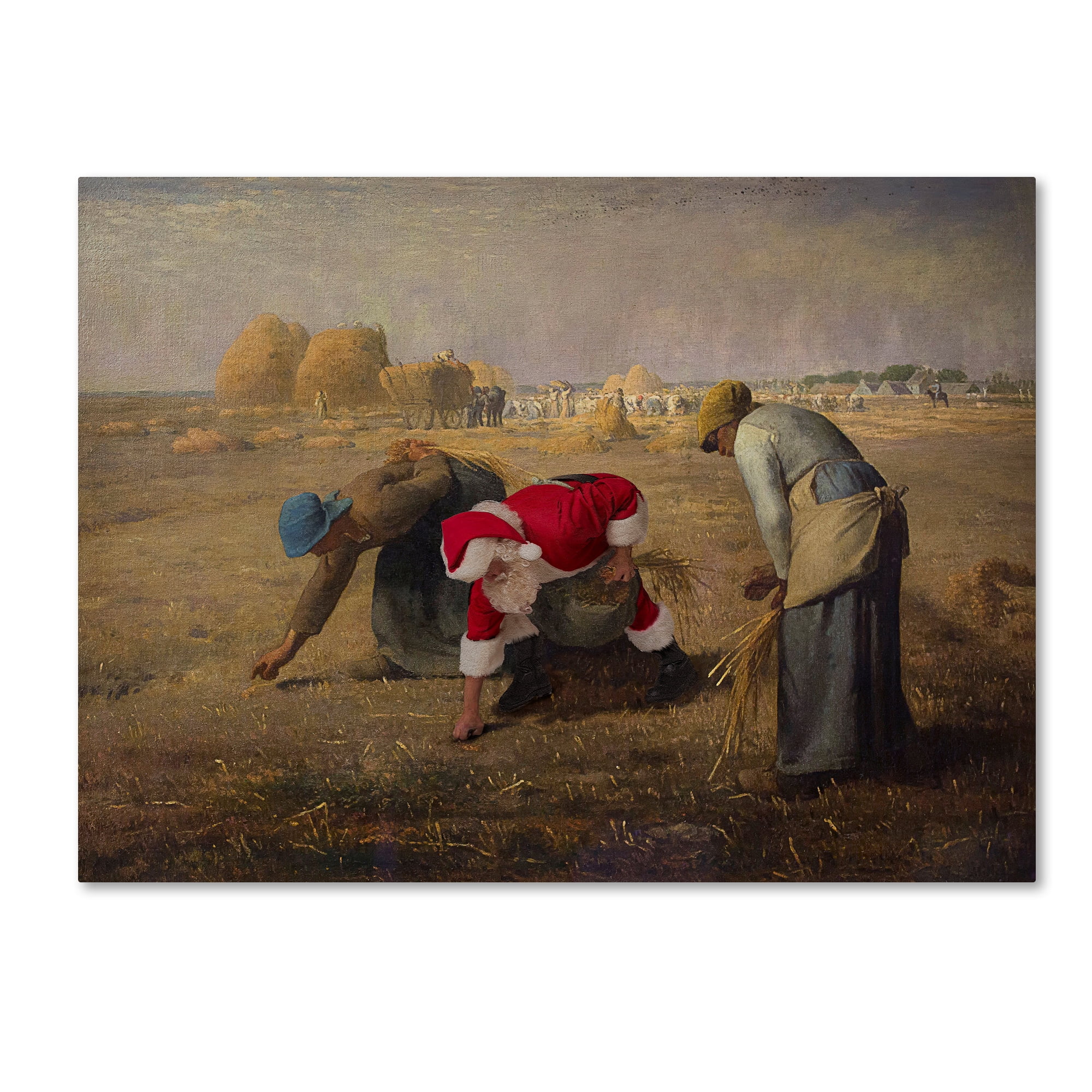 Trademark Fine Art 'Millet-Gleaners' Canvas Art by Ed Wheeler