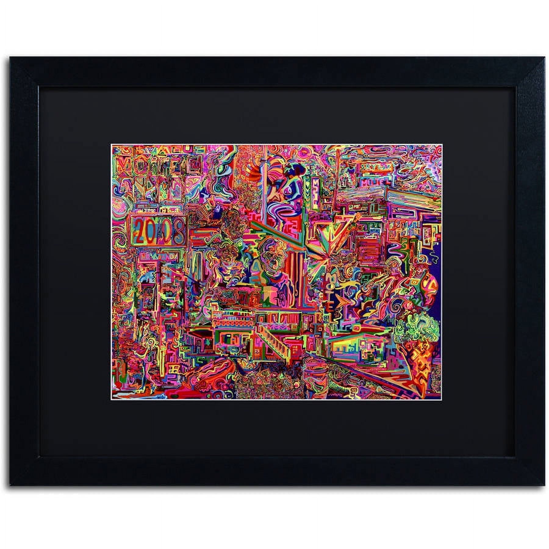 Trademark Fine Art "Millions Served" Canvas Art by Josh Byer, Black Matte, Black Frame