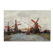 Trademark Fine Art 'Mills Near Zaandam' Canvas Art by Monet