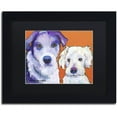 thumbnail image 1 of Trademark Fine Art "Milo and Max" Canvas Art by Pat Saunders-White, Black Matte, Black Frame, 1 of 1